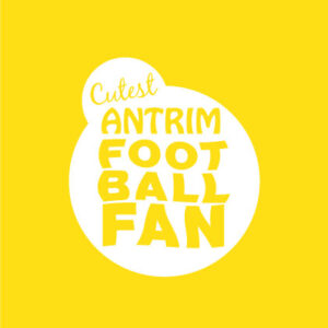 Cutest Antrim Football Fan Baby cloth