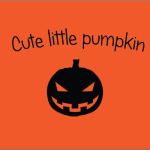 cute little pumpkin halloween