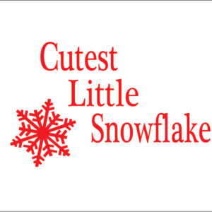 cutest little snowflake personalised baby clothes