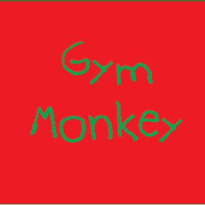 personalised baby clothes gym monkey