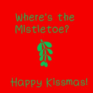 where's the mistletoe happy kissmas personalised baby clothes