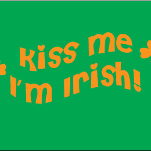 kiss me I'm irish baby clothes gift