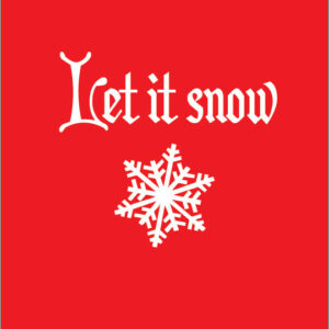 personalised baby clothes let it snow