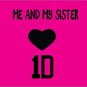 personalised baby clothes me and my sis love one direction 1D