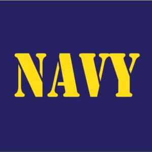 Navy baby cloth