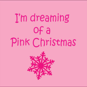 personalised baby clothes gifts i'm dreaming of a pink christmas