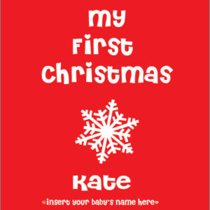 personalised baby clothes my first christmas