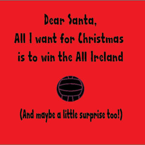 dear santa all i want for christmas is to win the all ireland