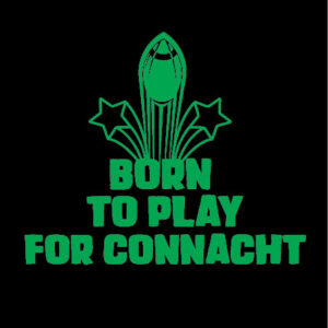 personalised baby clothes born to play for connacht