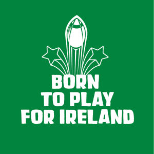 born to play ireland personalised baby clothes