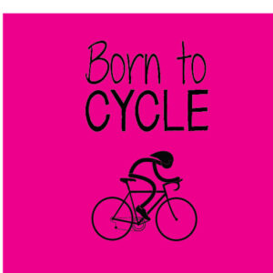 born to cycle personalised baby clothes