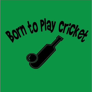 born to play cricket baby clothes gift